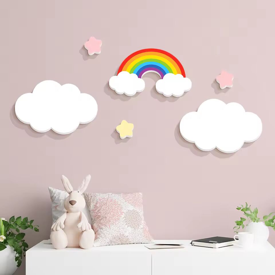 Thickened Wall Decoration Stickers 3D Children's Room Kids Bedroom Wallpaper Patching Holes Concealing Ugliness House Decor PVC